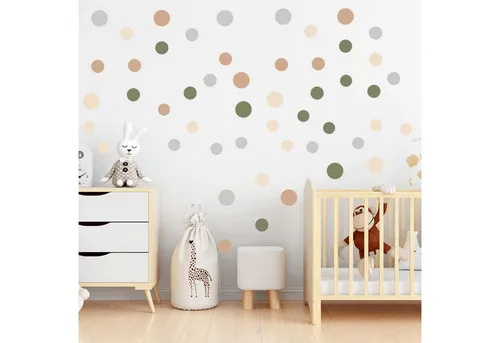 Montegoni Wandsticker Farb punkt Wandaufkleber für Schlafzimmer (Wohnzimmer Fenster Wand dekoration,Home Dekoration, wandtattoo für Schlafzimmer), Wohnzimmer,babyzimmer