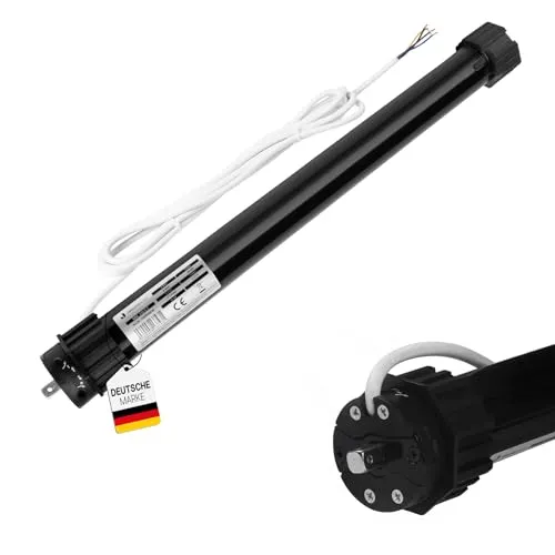 Jalousiescout Rollladenmotor Rohrmotor MK 20/17 elektromechanisch mit 20 Nm, für 60 mm 8kant Rollladenwelle (SW60), mit mechanischen Endschaltern, Überlastungsschutz, Rollladenantrieb
