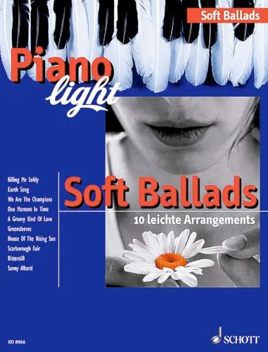 Soft Ballads: 10 leichte Arrangements. Klavier. (Piano light)
