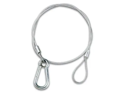 HQ-Power PVC-UMMANTELTES FANGSEIL - MAX. LAST : 20KG in silber von HQ-Power