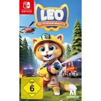 Leo die Feuerwehrkatze für Nintendo Switch - Erlebe über 20 spannende Missionen mit Leo, der mutigen Feuerwehrkatze. Wähle aus 5 Fahrzeugen und nutze deine Superkräfte, um Brände zu löschen und Geheimnisse zu entdecken!
