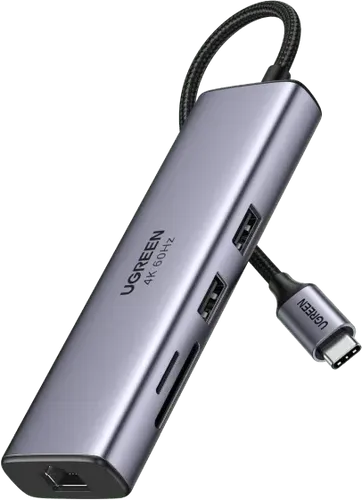 Produktbild UGREEN Multifunktion USB-C Hub, Gray