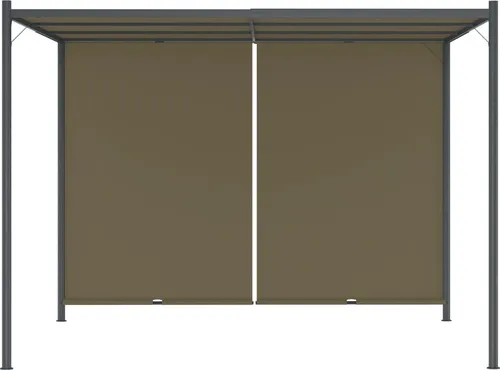 vidaXL Gartenpergola mit Ausziehbarem Dach 3x3 m von vidaXL