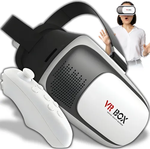 Retoo Virtual Reality Brille für Smartphones 3.5 – 6.3 Zoll mit Fernbedienung