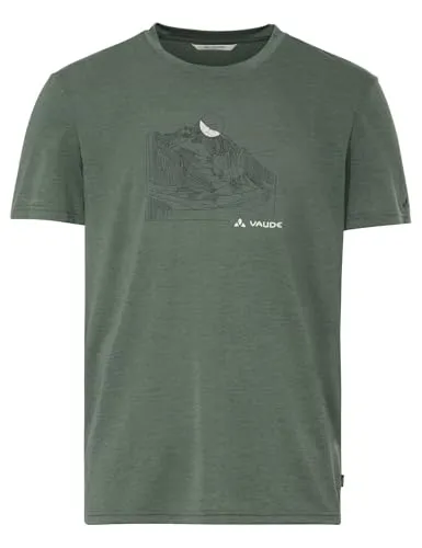 VAUDE Herren Shirt Me Tekoa T-Shirt III - Ideales Shirt für Outdoor-Aktivitäten an warmen Tagen. Das weiche Mischgewebe bietet hohen Tragekomfort und ist schnelltrocknend sowie pflegeleicht. Ein umweltfreundliches Must-Have für jeden Anlass!