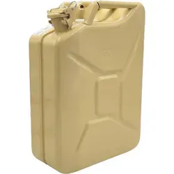 Benzinkanister Kraftstoffkanister Metall 20 Liter Kanister für Benzin und Diesel Sand ral 1001