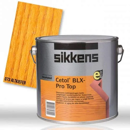 Sikkens Cetol BLX-Pro Top 2,5L Altkiefer - Hochwertiger Holzschutz - Lacke für langlebigen Wetterschutz, ideal für Altkiefer, schützt vor Witterungseinflüssen und sorgt für eine attraktive Optik.