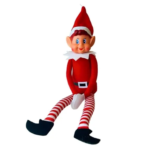 GLOW Wholesale Elves Behavin Badly 12 Inch Long Leg Soft Body Vinyl Face Elf with Hat