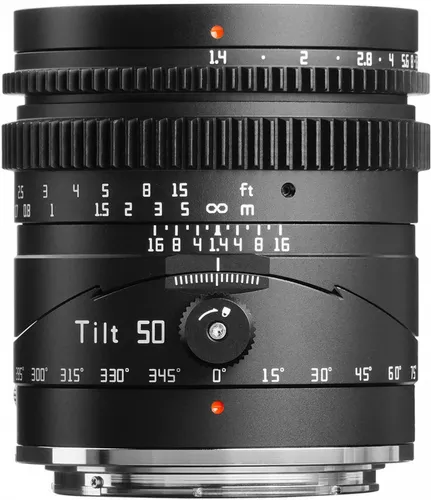 TTArtisan TF5014BZ - 50 mm f1.4 Neigungsobjektiv, manuelles Porträtobjektiv mit großer Blende, ideal für kreative Fotografie mit Nikon Z-Mount