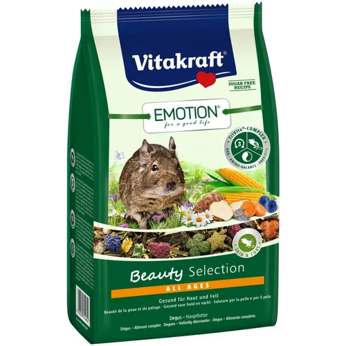 Vitakraft Emotion Beauty All Ages Degufutter 600 g Futter Nager Degu Hauptfutter