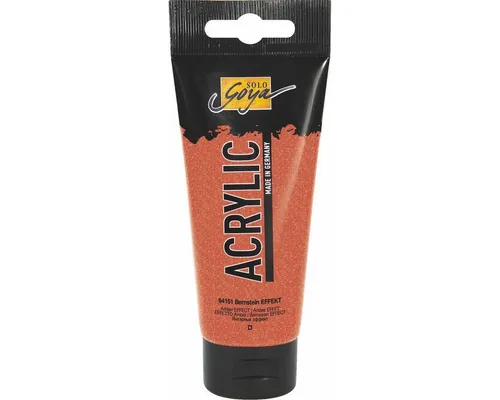 C. KREUL Acrylfarbe KREUL Acrylfarbe SOLO Goya Effekt bernsteinrot 100ml Tube