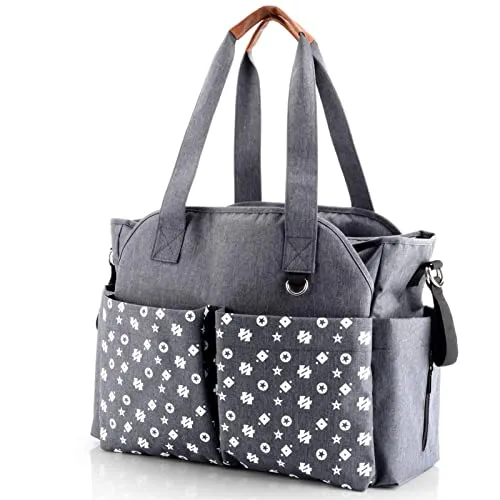 Wickeltaschen Grau von Homlynn