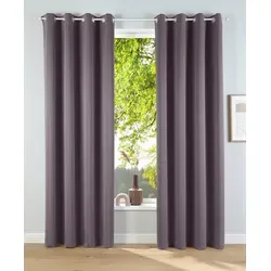 my home Verdunkelungsvorhang Solana, Ösen (2 St) in grau von My Home