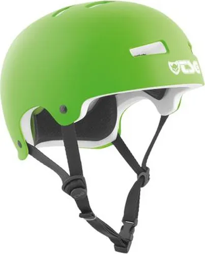 TSG Helm Evolution satin lime green S/M - Fahrradhelm mit anatomisch geformter Hardshell-Konstruktion, ideal für Action-Sportarten. Zertifiziert nach EN 1078 und CPSC für höchsten Schutz und Komfort.