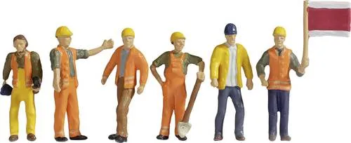 NOCH TT Gleisarbeiter Bemalt, Stehend