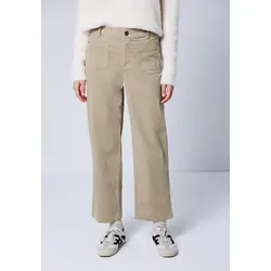 STREET ONE STUDIO Cordhose High Waist beige 40
