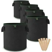 Blumentöpfe & Pflanzgefäße Schwarz von TTL GARDEN