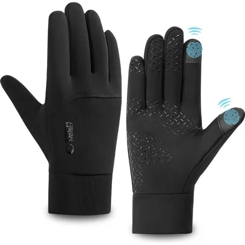 Tech-Protect WG01 Gloves with Touch Tips M - Black (M) (27026-0)