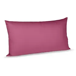 fleuresse Satin-Kissenbezug Satin 40 x 80 cm Rot Beere in rot von fleuresse