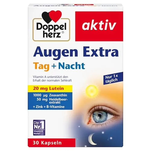 Doppelherz Eyes Extra Day + Night Kapseln zur Förderung der Augengesundheit 30 KAP