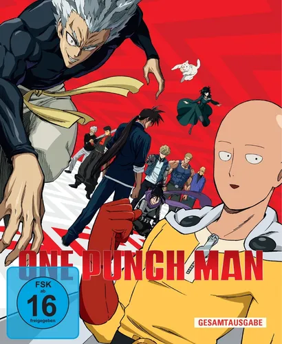 One Punch Man - Staffel 2 - Gesamtausgabe - [Blu-ray] - Actionreiche Anime-Serie, Freigegeben ab 16 Jahren, ideal für Fans von aufregenden und humorvollen Kämpfen.
