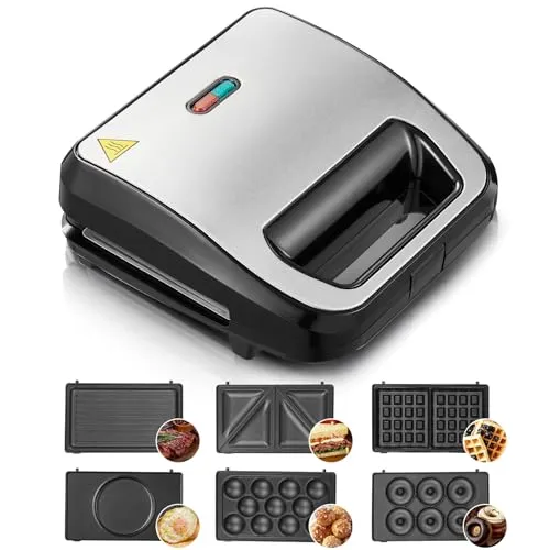 FOHERE Sandwichmaker 6 in 1