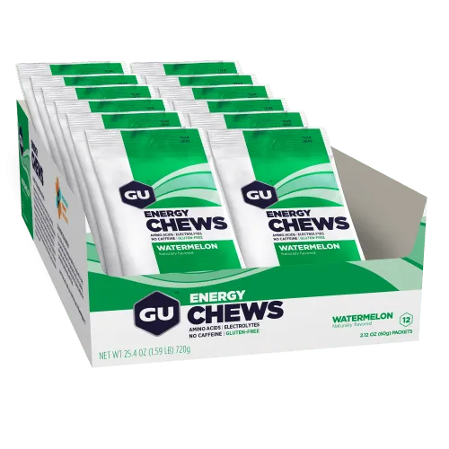 GU Energy Chews Wassermelone 12 x 60g