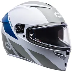 Bell Lithium MIPS Tech Helm, grau-weiß, Größe XS für Männer - Hochwertiger Helm mit ClickRelease V2 Visier für klare Sicht und Sonnenschutz. Das herausnehmbare Innenfutter sorgt für optimalen Komfort. Ideal für Sicherheit und Stil beim Radfahren.