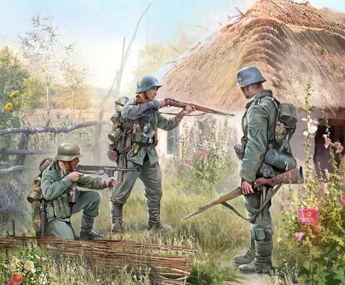 Zvzeda 6105 1/72 WWII deutsche Infanterie