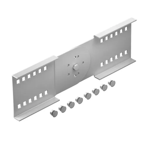 OBO Bettermann Gelenkverbinder FSK RAL7035 WRGV 110 (2 Stck) - Gelenkverbinder für Weitspannkabelrinnen mit 110 mm Höhe, ideal für stabile Verbindungen in Kabeltragssystemen. Robuste Stahlkonstruktion in lichtgrau.
