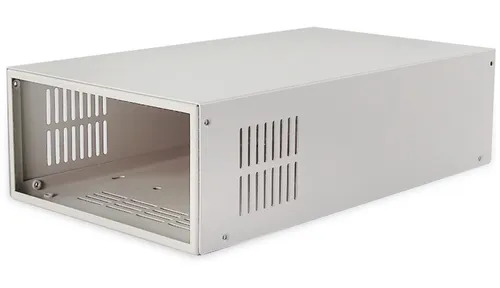 Joy-it RD6006 Comfort JT-RD6006-CASE02 Gehäuse - Robustes PC-Gehäuse mit integriertem Lüfter, ideal für das Labornetzgerät RD6006 und einfache Handhabung