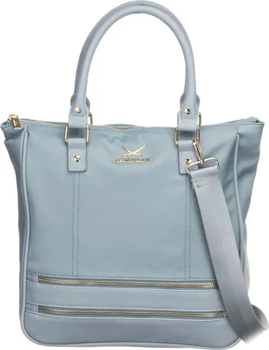 Sansibar Handtasche Umhängetasche Shopper Jeans hellblau - Stylische Sansibar Handtasche in Jeans hellblau, vielseitig tragbar als Umhängetasche. Geräumiges Hauptfach mit mehreren Fächern für optimale Organisation.