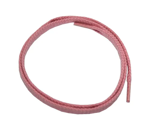 Schuhband Schnürsenkel 1 Paar Baumwolle 50cm flach rosa (0109)