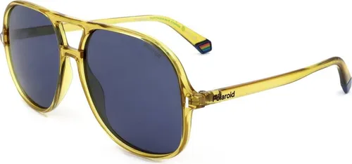 POLAROID PLD 6217/S Sonnenbrille, Gelb, Größe 57, Unisex, Erwachsene, Gelb, 57