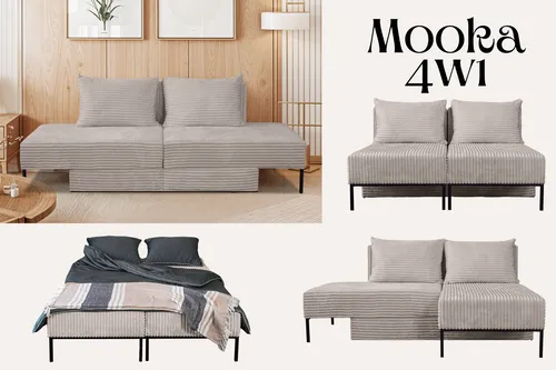 Kaiser Möbel MOOKA 4in1 Schlafsofa Ecksofa von Kaiser Möbel