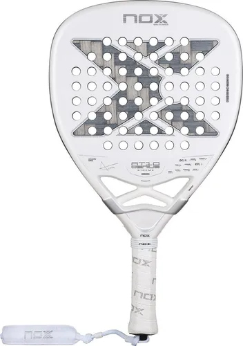 Nox Agustin Tapia AT10 Genius Padelschläger – Aluminium, 12K, Weiß