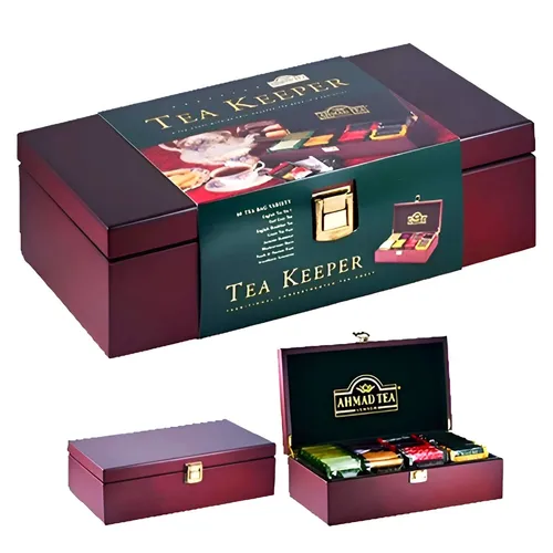 Ahmad Tea Keeper Schwarzer & Grüner Tee Geschenkset