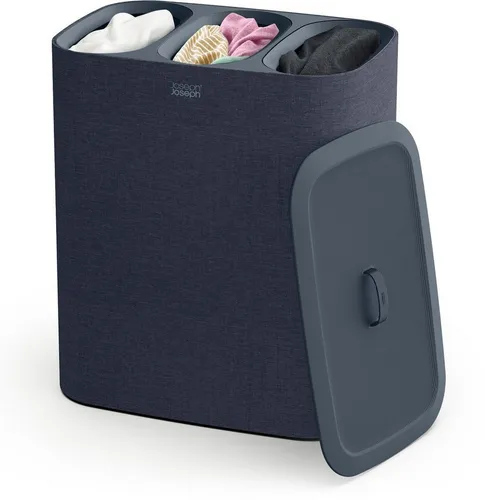 Joseph Joseph Tota Trio Wäschekorb, 90 l, schwarz in schwarz von Joseph Joseph