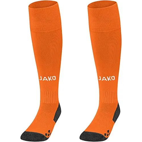 JAKO Unisex Stutzenstrumpf Allround, Neonorange, 47-50