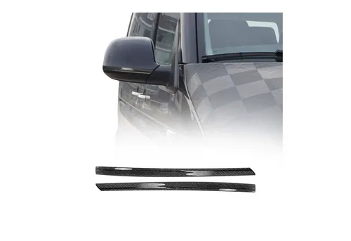 Spiegelkappen Leiste für VW T5 2009-2015 – Kohlefaser Silber Schwarz 2tlg - Hochwertige Außenspiegelkappen aus echtem Carbon für VW T5 (2009-2015). Langlebig, rostbeständig und einfach zu installieren – verleihen Sie Ihrem Fahrzeug einen stylischen Look!