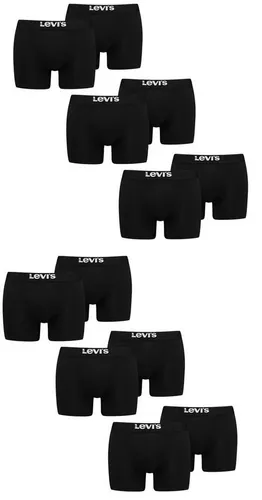 Levi’s Einfarbige Basic-Boxerslips 6er-Pack in schwarz von Levi's®