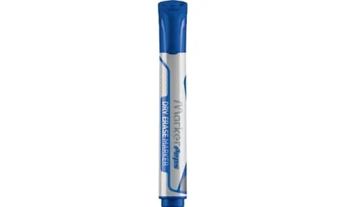 Maped – trocken abwischbare Marker, Blau, 2 mm breite Rundspitze, – für Whiteboards und nicht-poröse Oberflächen, 12 Stück
