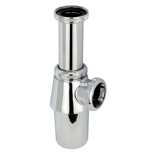 Wirquin 30718960 Siphon für Waschbecken 1 4 d32 Messing Chrom