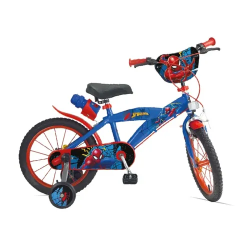Fahrrad 14 Spiderman Blau Rot für Kinder