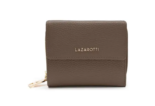 Lazarotti Geldbörse Bologna Leather - Elegante Geldbörse aus genarbtem Leder mit zwei Münzfächern, zwei Geldscheinfächern und neun Kartensteckfächern für optimalen Stauraum – ideal für den Alltag.