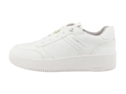 Tom Tailor Sneakers in Weiß - Größe 40 - Sneaker mit perforierter Oberfläche und rutschhemmender Laufsohle, ideal für komfortable Alltagsschuhe.