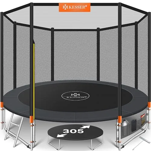 KESSER® Trampolin Outdoor Ø 244/305/366/427 cm Komplettset