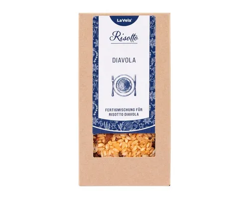 La Vela Reis La Vela Risotto Diavola, Mediterranes Risotto mit Chili, 250 g