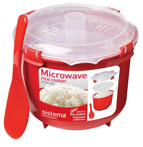 SISTEMA 2.6L Rice Steamer Microwave von Sistema