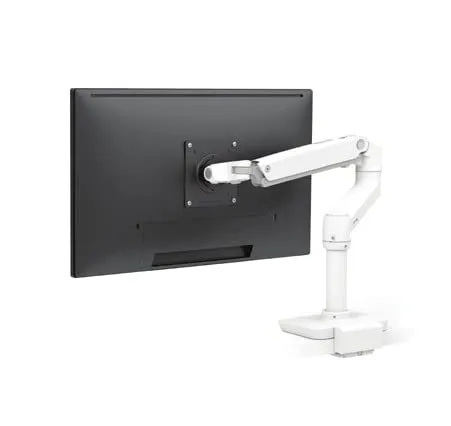 Ergotron LX Desk Monitor Arm - Tischmontage mit C-Clamp - Büromöbel mit patentierter CF-Technologie für ergonomische Anpassungen, 75° Neigung, 360° Schwenkfunktion - ideal für flexibles Arbeiten.